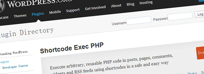 shortcode-exec-php