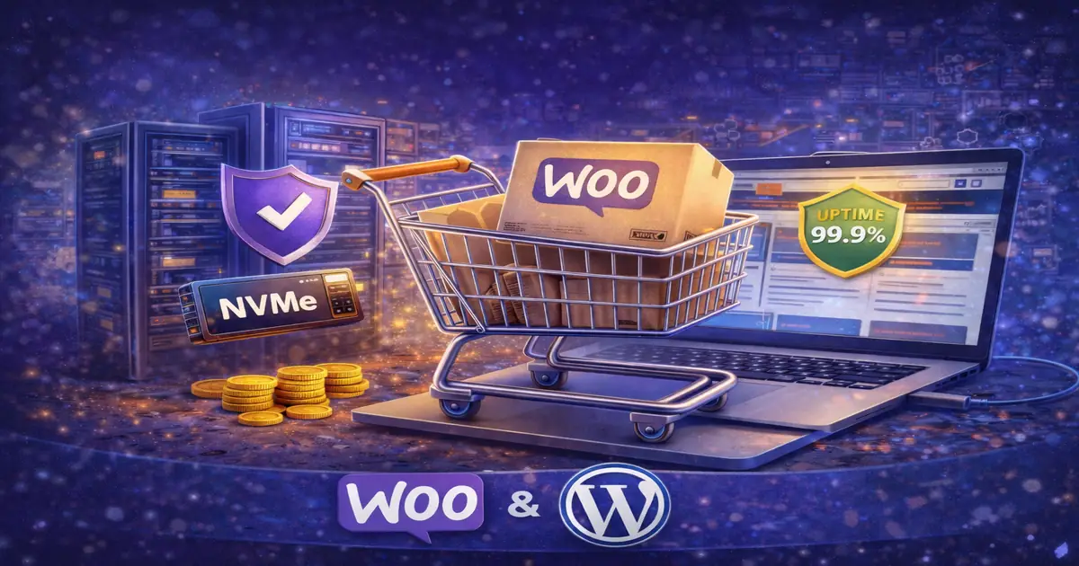هاست ووکامرس پرسرعت برای فروشگاه آنلاین با NVMe، امنیت بالا و آپتایم پایدار