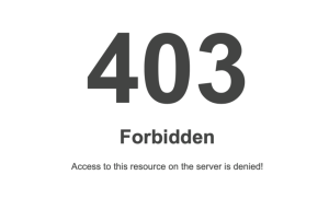 خطای 403 لایت اسپید در وردپرس به دلیل تنظیمات امنیتی یا محدودیت دسترسی