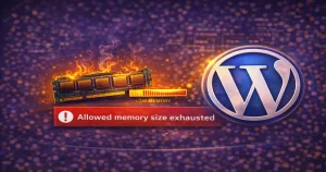 خطای Allowed memory size exhausted در وردپرس به دلیل کمبود حافظه PHP