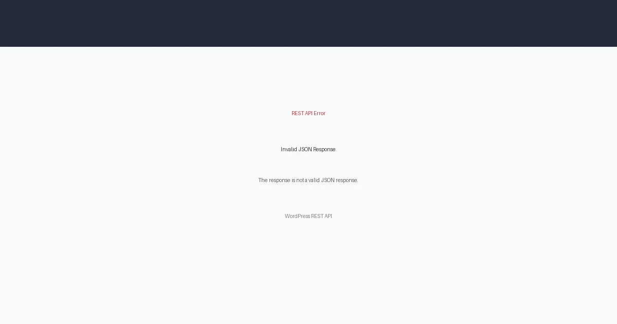 خطای Invalid JSON در REST API وردپرس هنگام ذخیره یا بروزرسانی محتوا